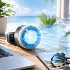 Ice Cooling Handheld Fan