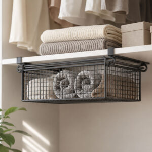 Under-Shelf Organizer Basket
